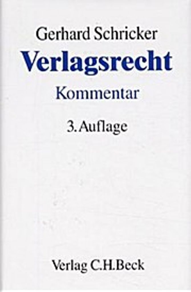 Verlagsrecht