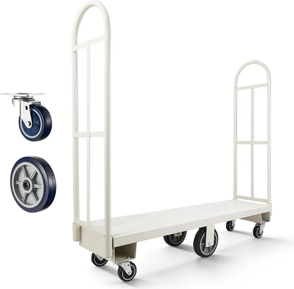 Chariot pour entrepôt et usine 907 kg SucceBuy 1525 mm transport lourd