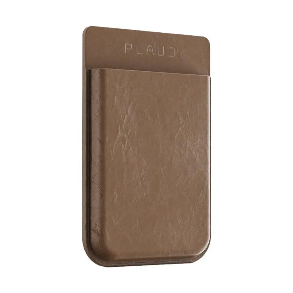 Housse PLAUD Note en simili cuir marron avec finition premium durable