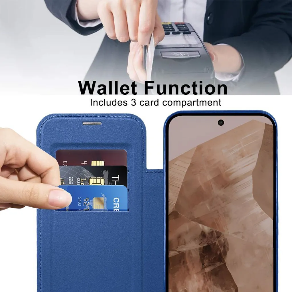 BENTOBEN Custodia magnetica per Google Pixel 8a, compatibile