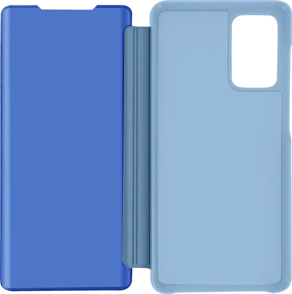 Offerta Cover Samsung A52 A52s Blu Specchio - Prezzo Shock Stand