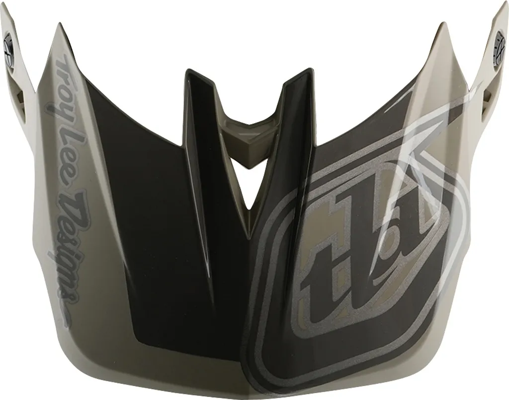 Visière de Rechange Casque Troy Lee Designs D4 Coloris Vert Taille Unique
