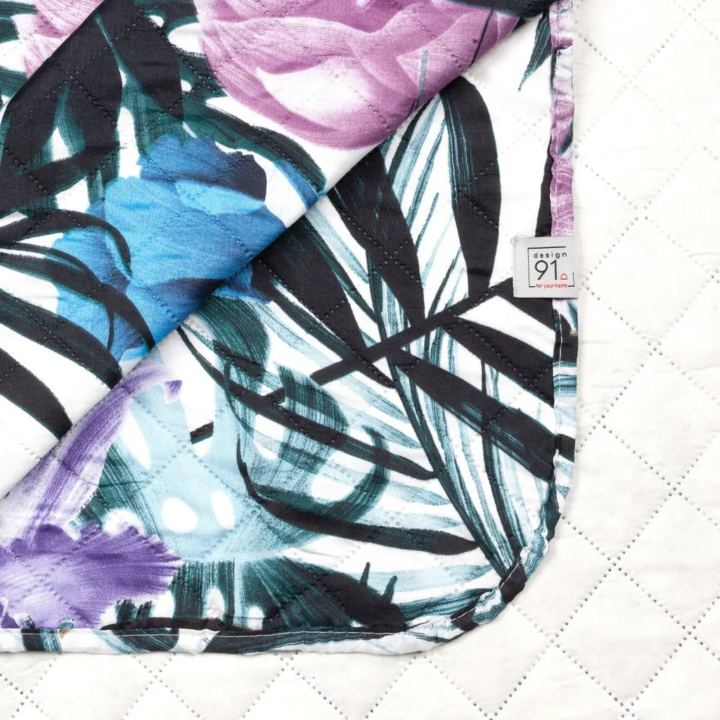 Couvre-lit MALIBU 220x240 microfibre : la solution anti-plis et rapide - 6