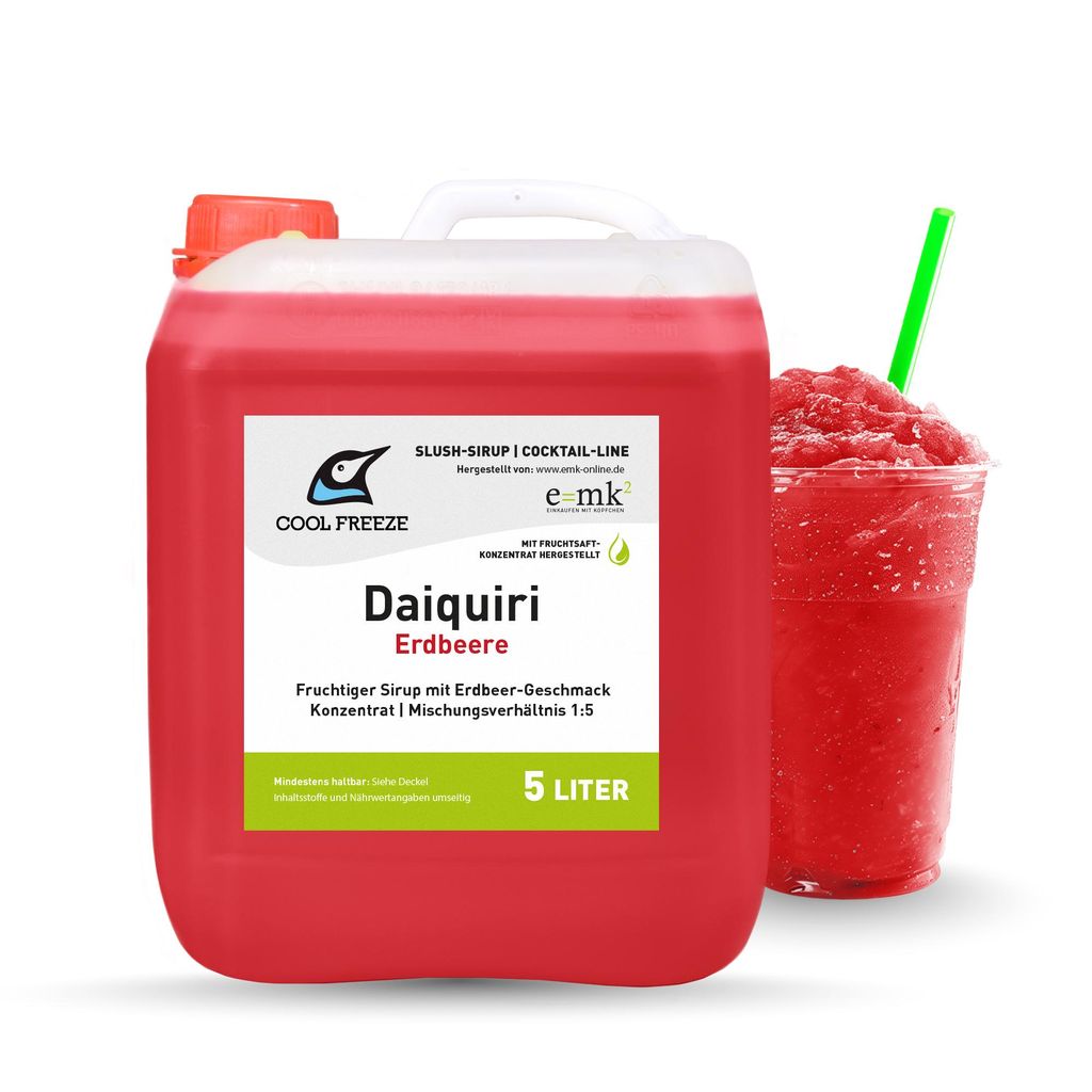 Slush-Sirup Eis Daiquiri Cocktail-Line – Erdbeere | Produktbild 