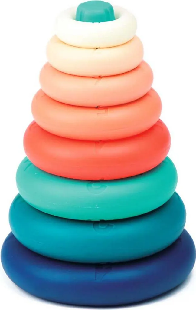 Jeu d'Apprentissage des Couleurs Pyramide Flexible Ludi pour Enfants