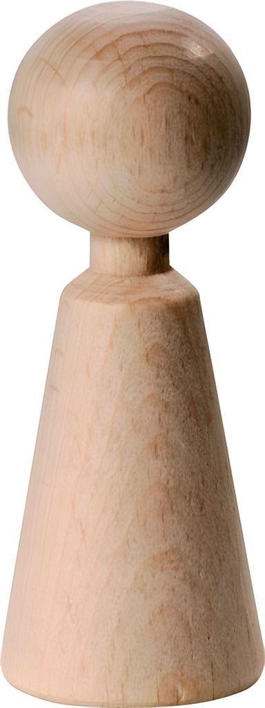 KNORR PRANDELL Figurenkegel Höhe: 60 mm Buche roh gebleicht