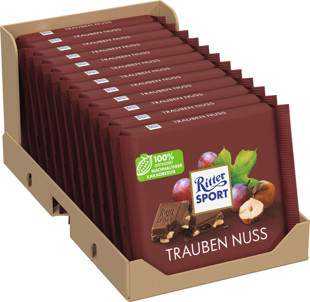 Ritter Sport Trauben Nuss 12 x 100g