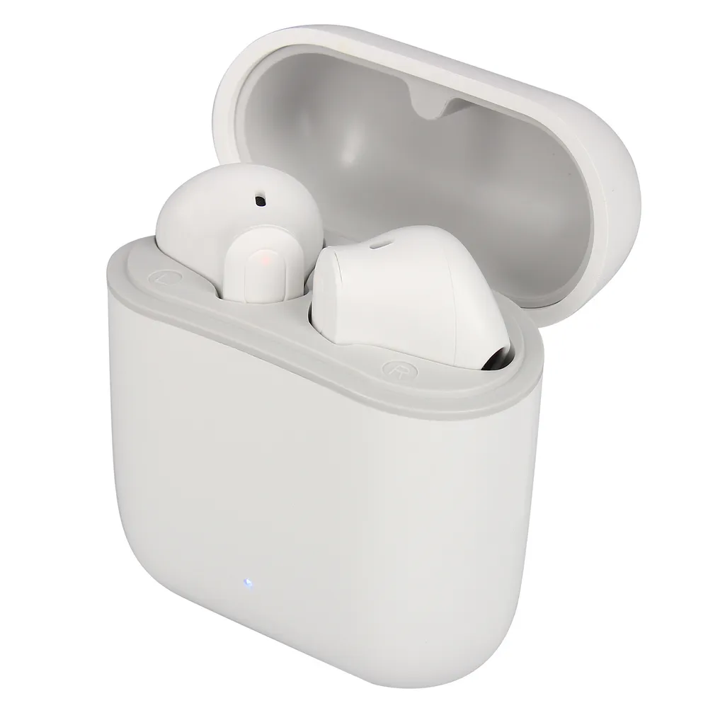 Akashi Cuffie Wireless Bluetooth 5.0 Bianco | Design In-Ear 20h