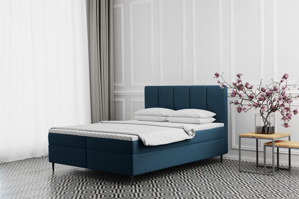 Boxspringbett Schlafzimmerbett MARAL 140x200cm in div. Farbvarianten