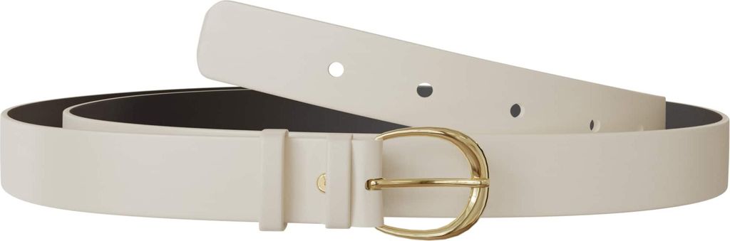 Damen Leder Gürtel 40mm Jeans Hosen Rindleder 30646 Beige 100 cm