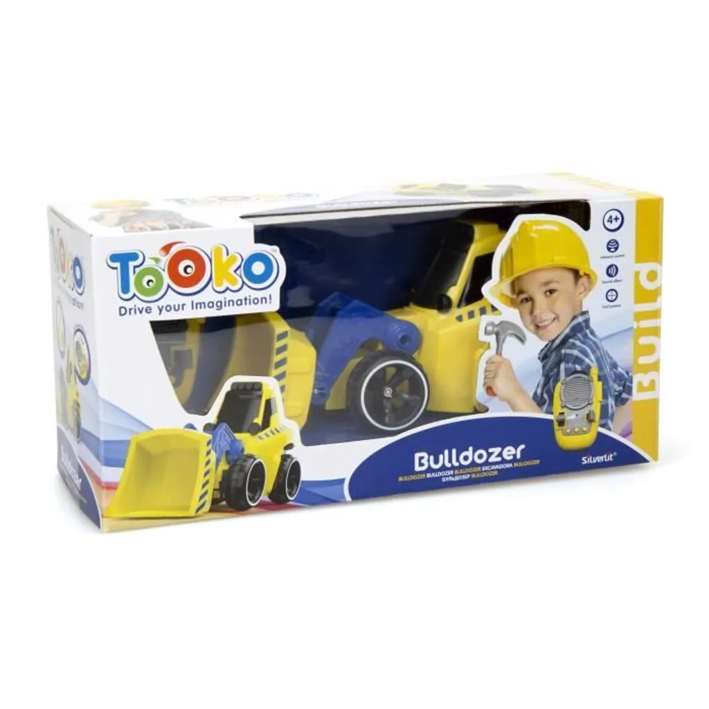 Bulldozer Télécommandé Tooko Silverlit : Idéal pour l'Éveil des Petits