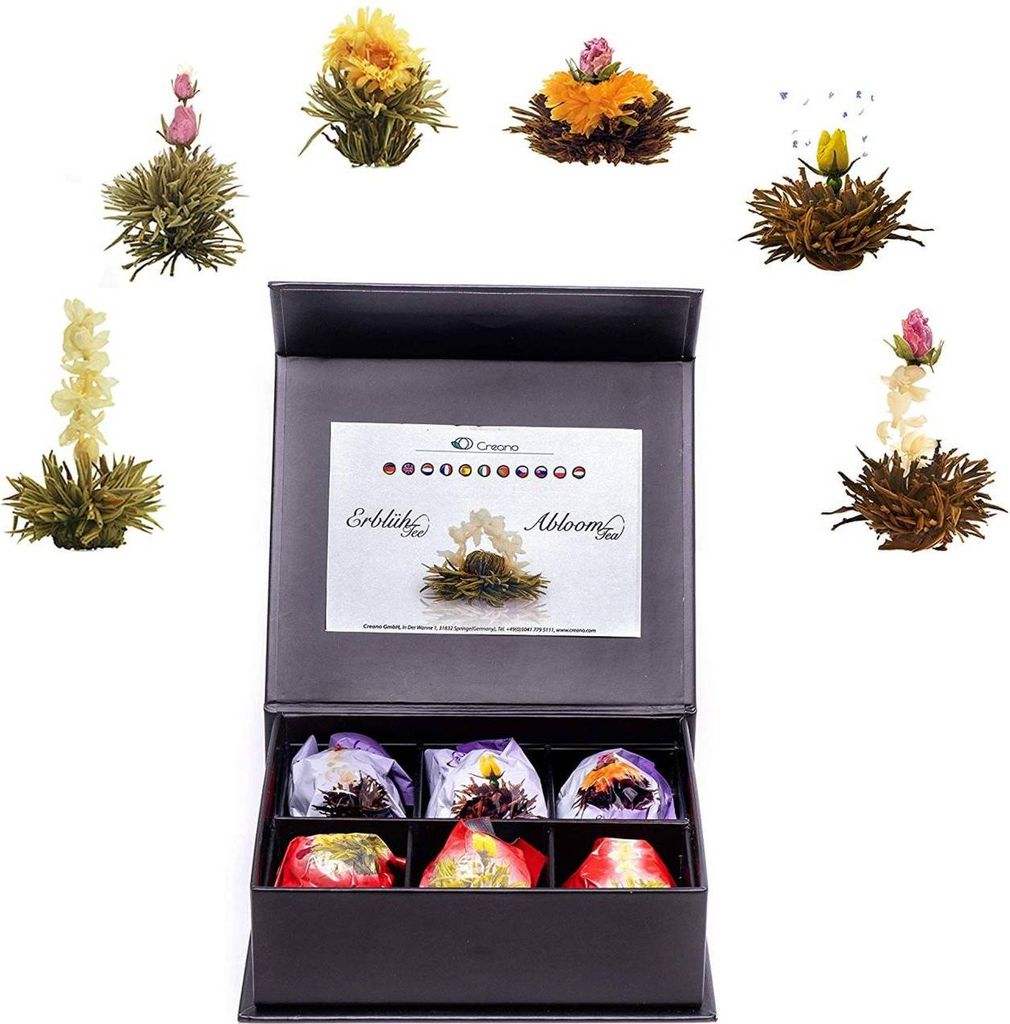 Magnetbox 6er ErblühTee Schwarztee/Weißtee