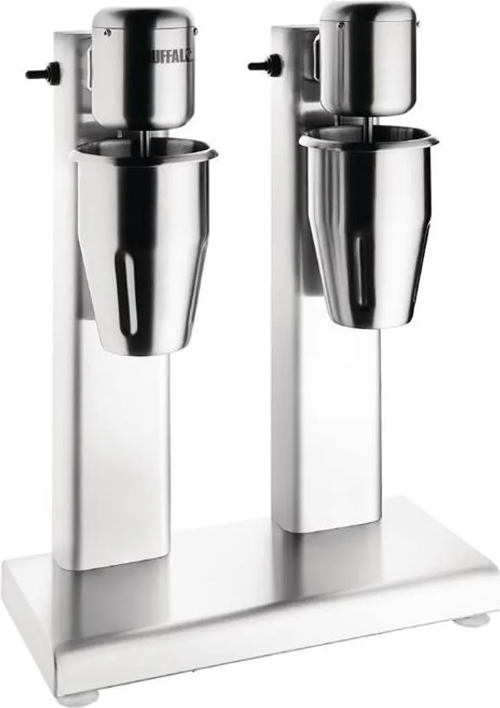 Machine à Milkshake 15 000 tr/min Buffalo - Double Tête Inox Pro