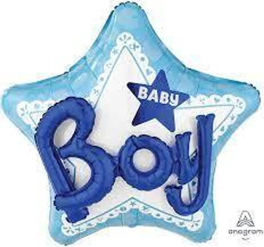Set de Ballons Baby Boy Haute Qualité - Impression Durable et Décorative - 2