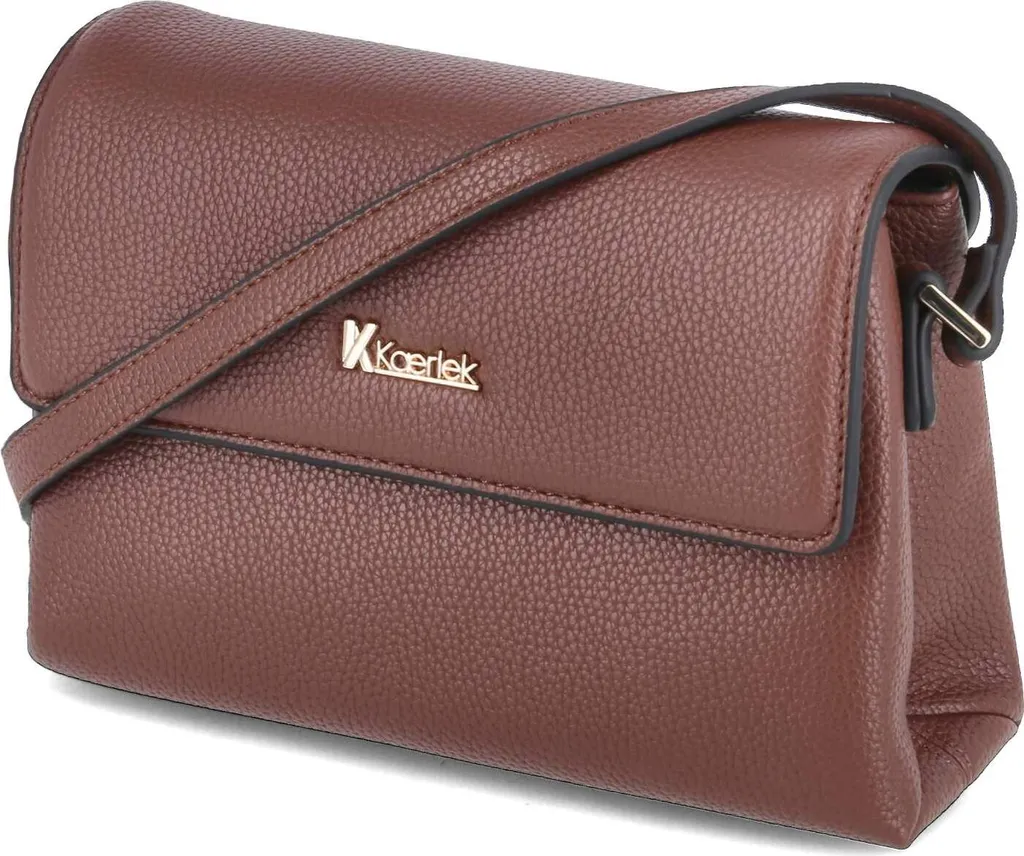 Kaerlek borsa a spalla con patta - La tua nuova amica marrone