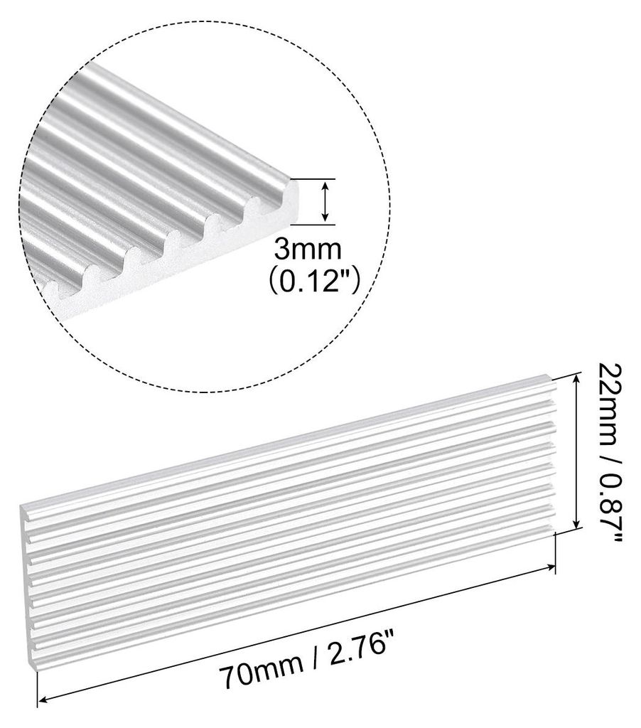2 Pack M.2 2280 Nvme SSD Kš¹hlk?rper Kš¹hler mit Thermische Pad Legierung Aluminum Hitze Spš¹lbecken Kš¹hlung Spš¹lbecken fš¹r Laptop 7...