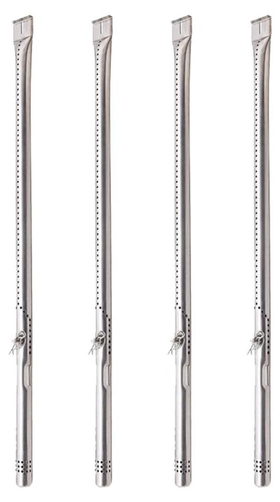 INF 4er-Set Edelstahl Brennerrohre 42cm x 2cm für Charbroil Gasgrill