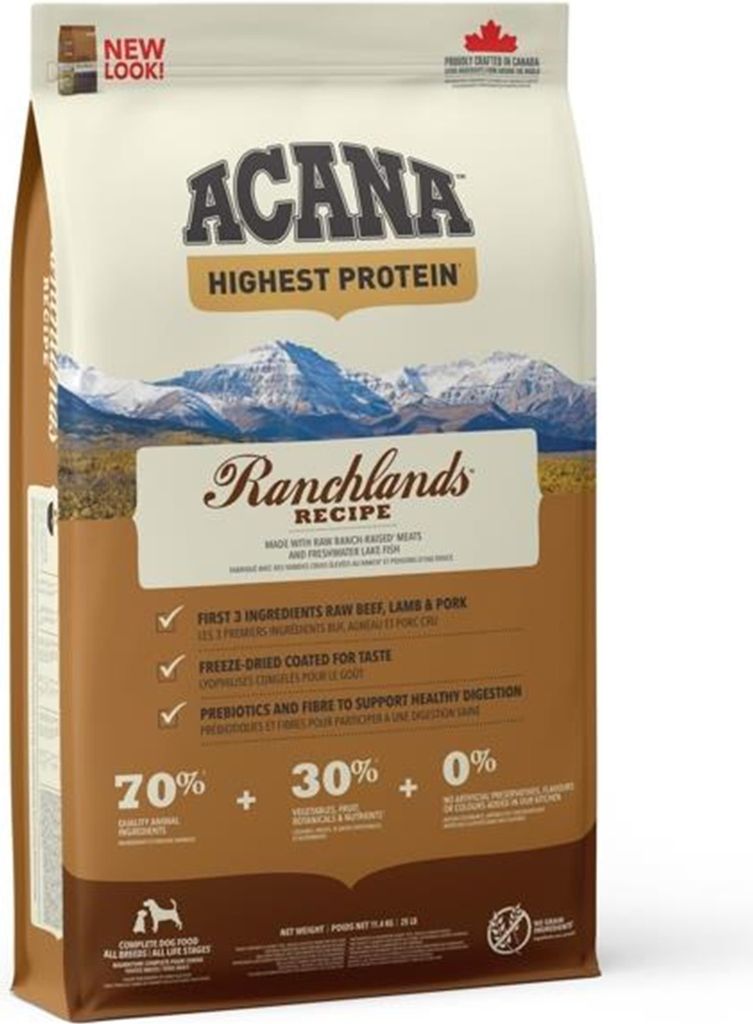 ACANA RANCHLANDS DOG 11,4 kg Image du produit 