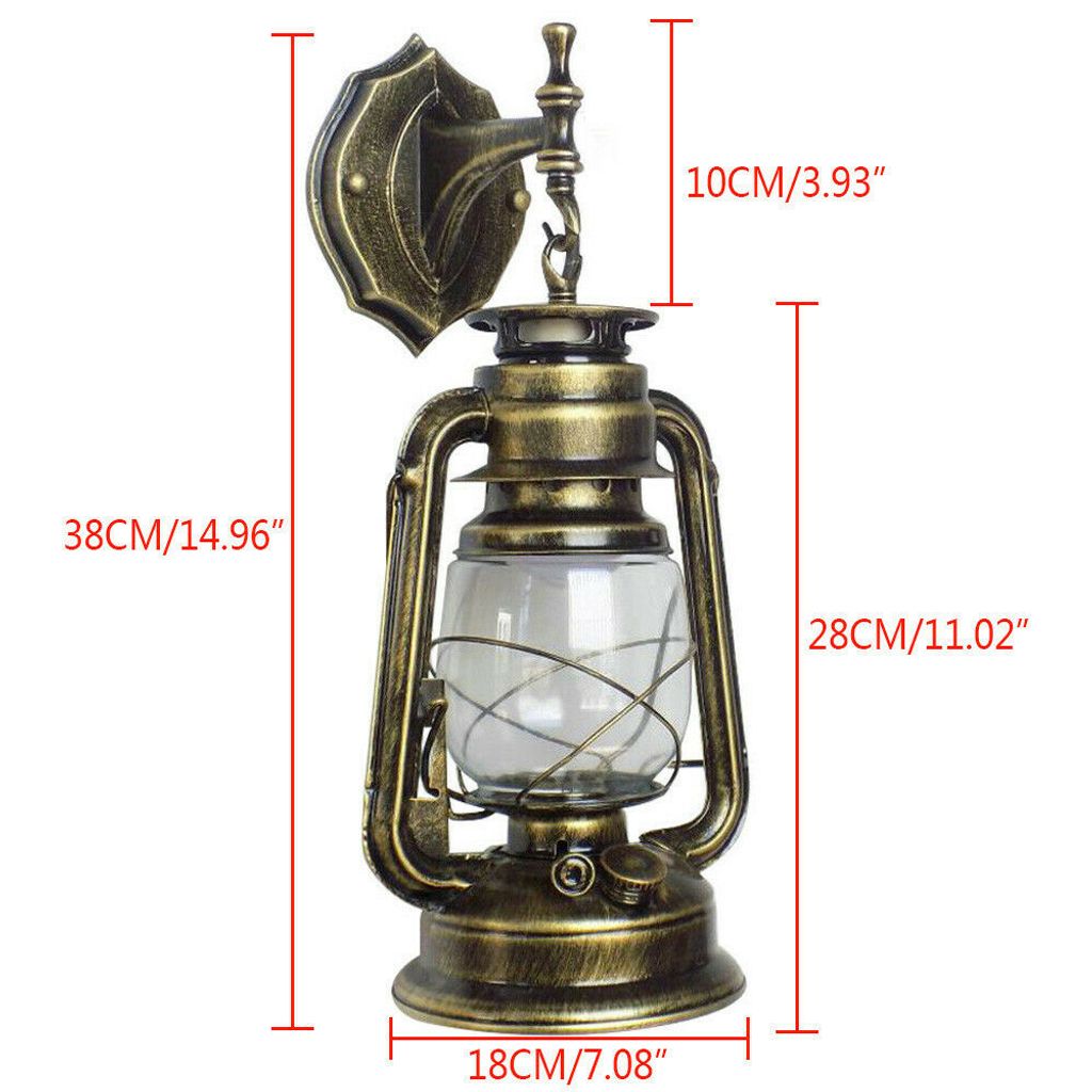 Vintage Antique Sconce Light Industrial Die Cast Aluminium Retro Wall Lamp Light
