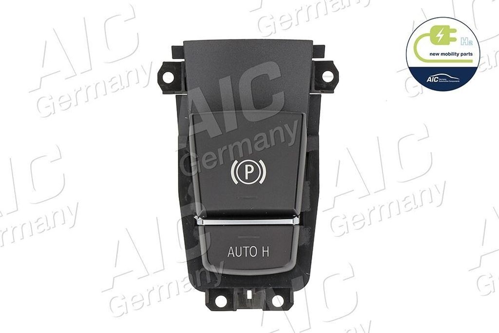 AIC Schalter Feststellbremsbetätigung 57211 für BMW X5 (F15, F85) 7 (F01, F02, F03, F04) 5 GT (F07) X6 (F16, F86) für ALPINA B7 (F01, F02)