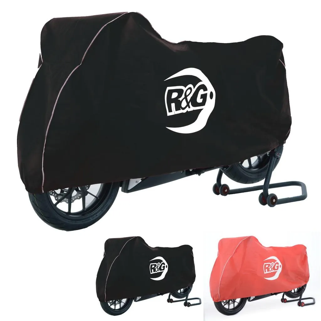 Cache intérieur R&G Racing DC00BKSI noir/argent pour motos sportives