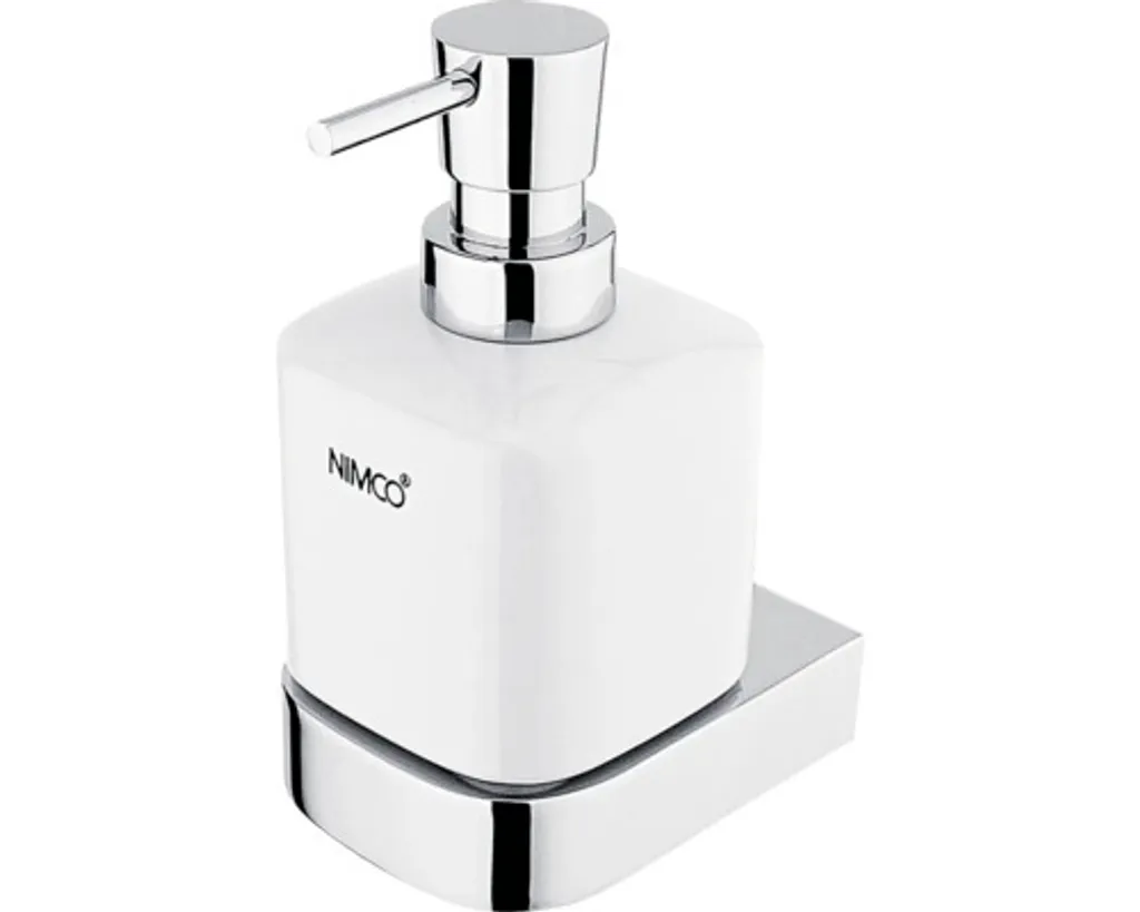 Distributeur de savon mural liquide design Nikau pour salle de bain chic