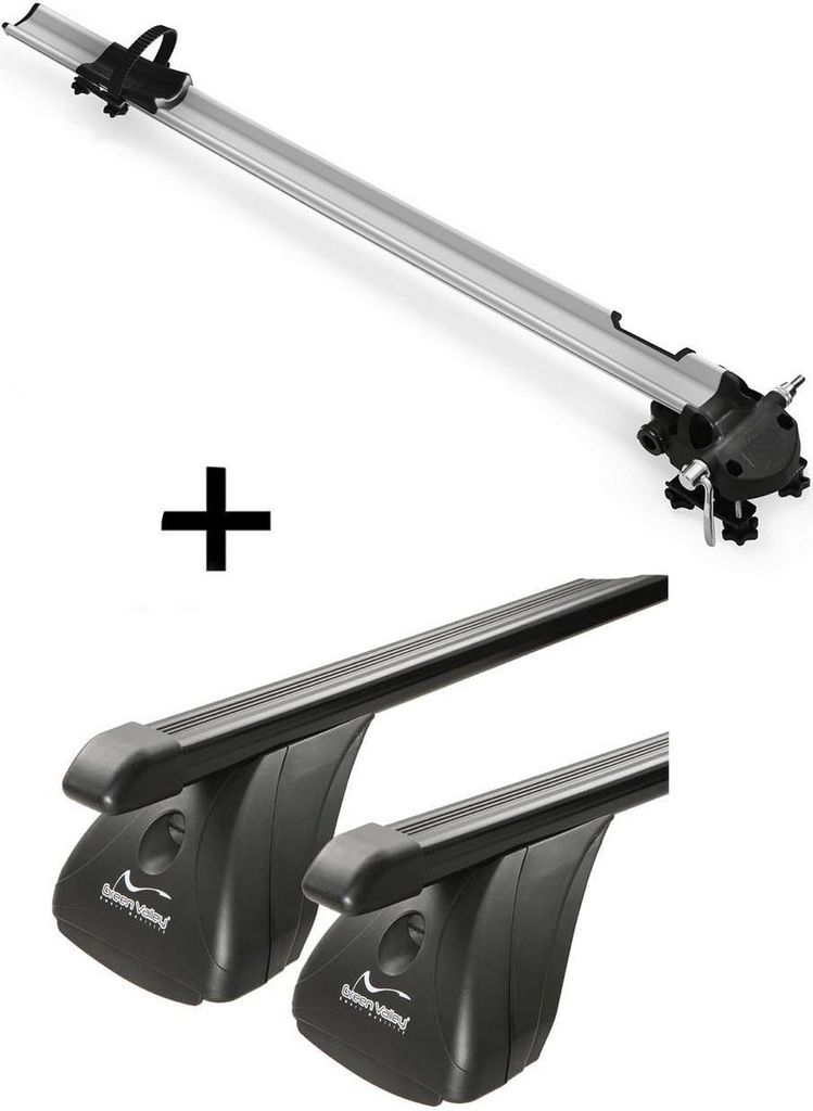 Fahrradträger Bike Pro + Dachträger VDP Stahl kompatibel mit für Mercedes Classe E Coupè 2 Türer 2009-2016