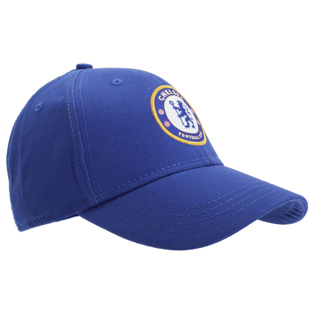 Chelsea FC Uni Baseball Kappe mit Club Wappen SG163 (Einheitsgröße) (Blau)