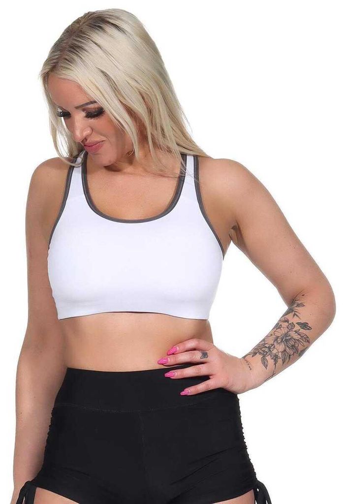Damen Sport-BH ohne Bügel in 5 Farben, Mittlere Stützkraft Produktbild 