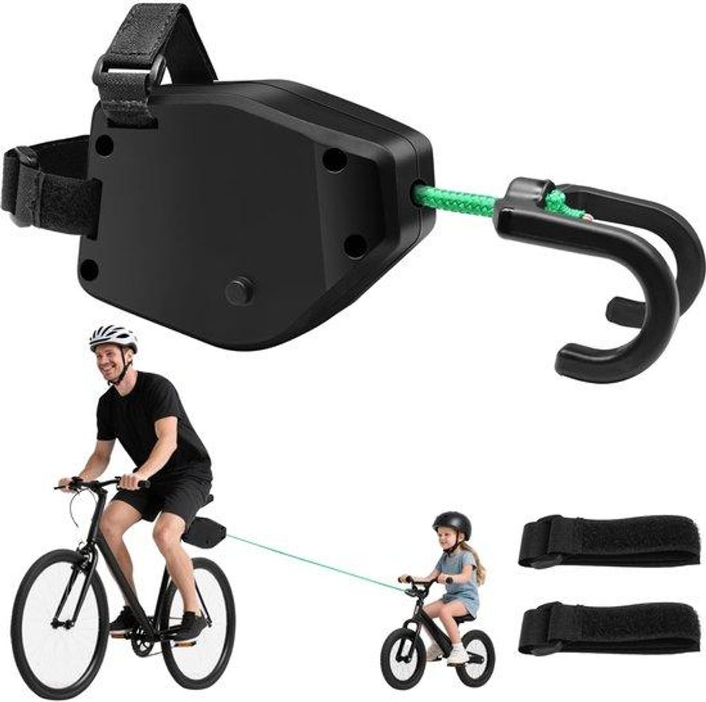 Kinderfahrrad-Anhängerkabel, universell und tragbar, 2,5 Meter, Follow-Me-Treksystem