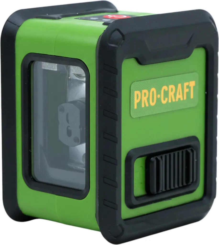 Niveau laser Procraft LE-2D pour travaux de rénovation et déco 10m vert