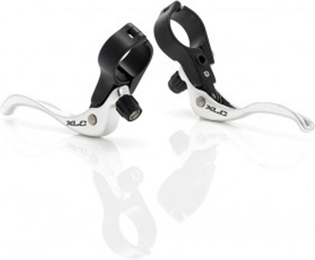 XLC Zusatzbremshebelset Cross BL-R02 Ø 31,8mm, schwarz/silber
