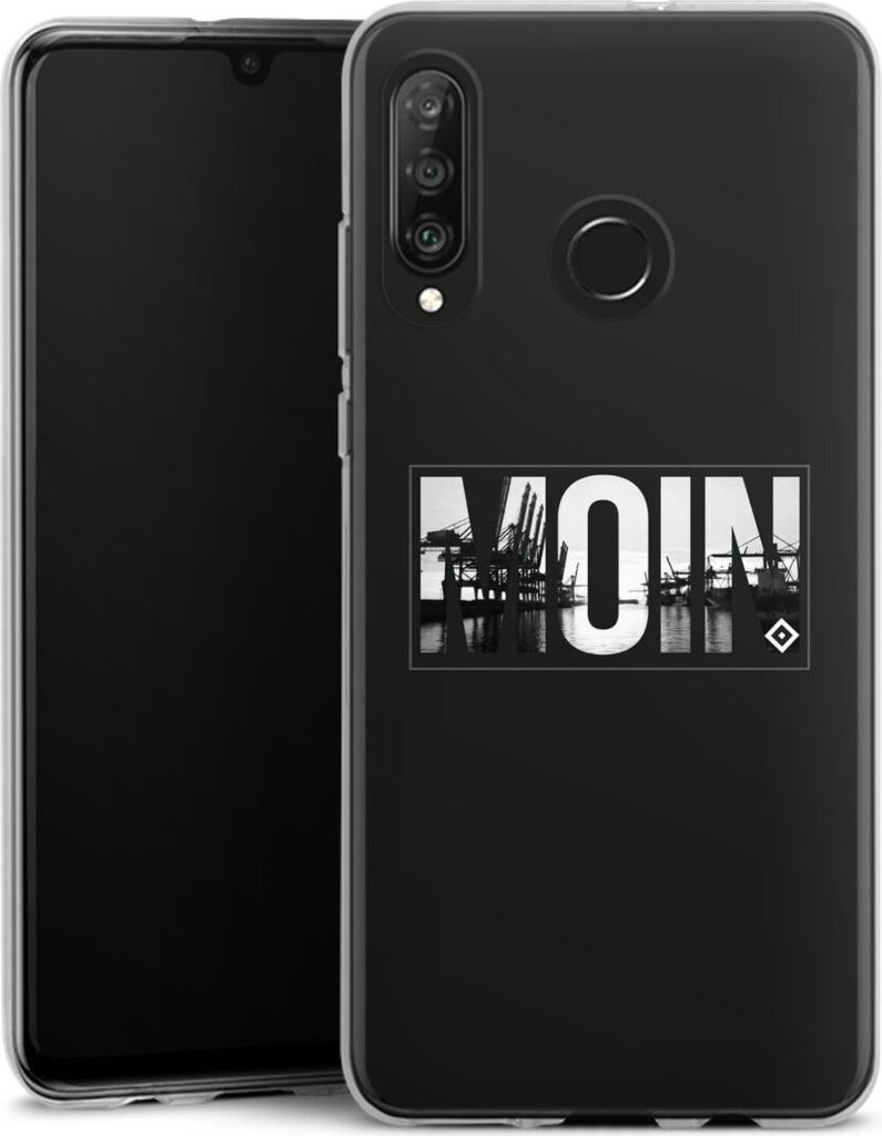 DeinDesign Handyhülle für Huawei P30 Lite Silikon Hülle Case Smartphone Schutzhülle HSV Hamburger SV Offizielles Lizenzprodukt