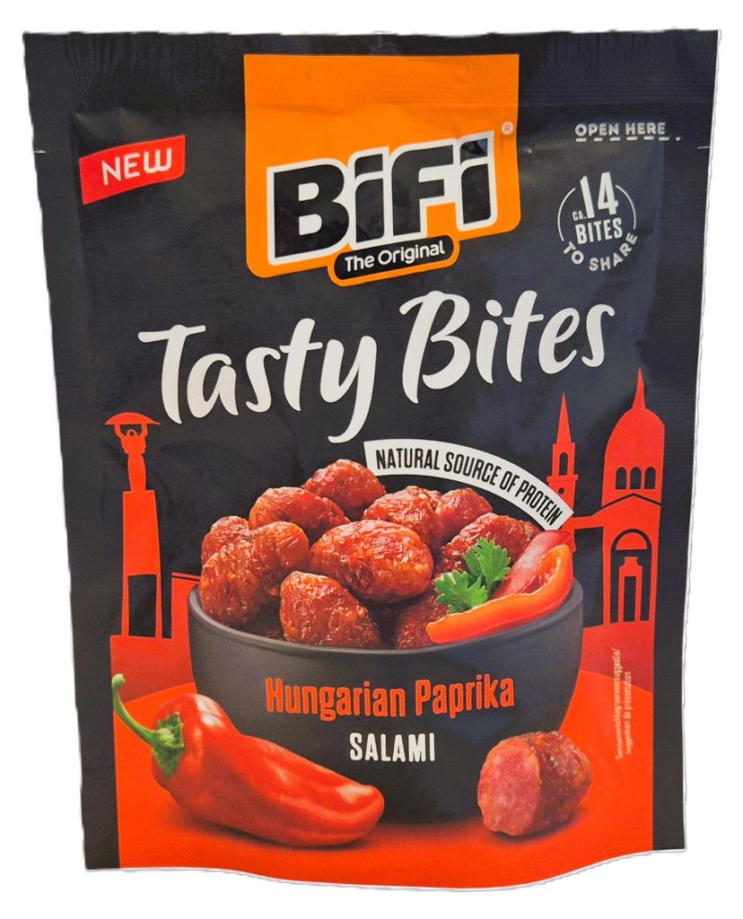 BiFi Tasty Bits Hungarian Paprika Salami 14er 50g Produktbild 