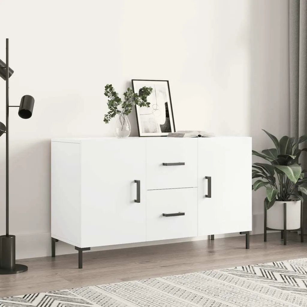 vidaXL Credenza Bianca 60x35x98,5 cm in Legno Multistrato