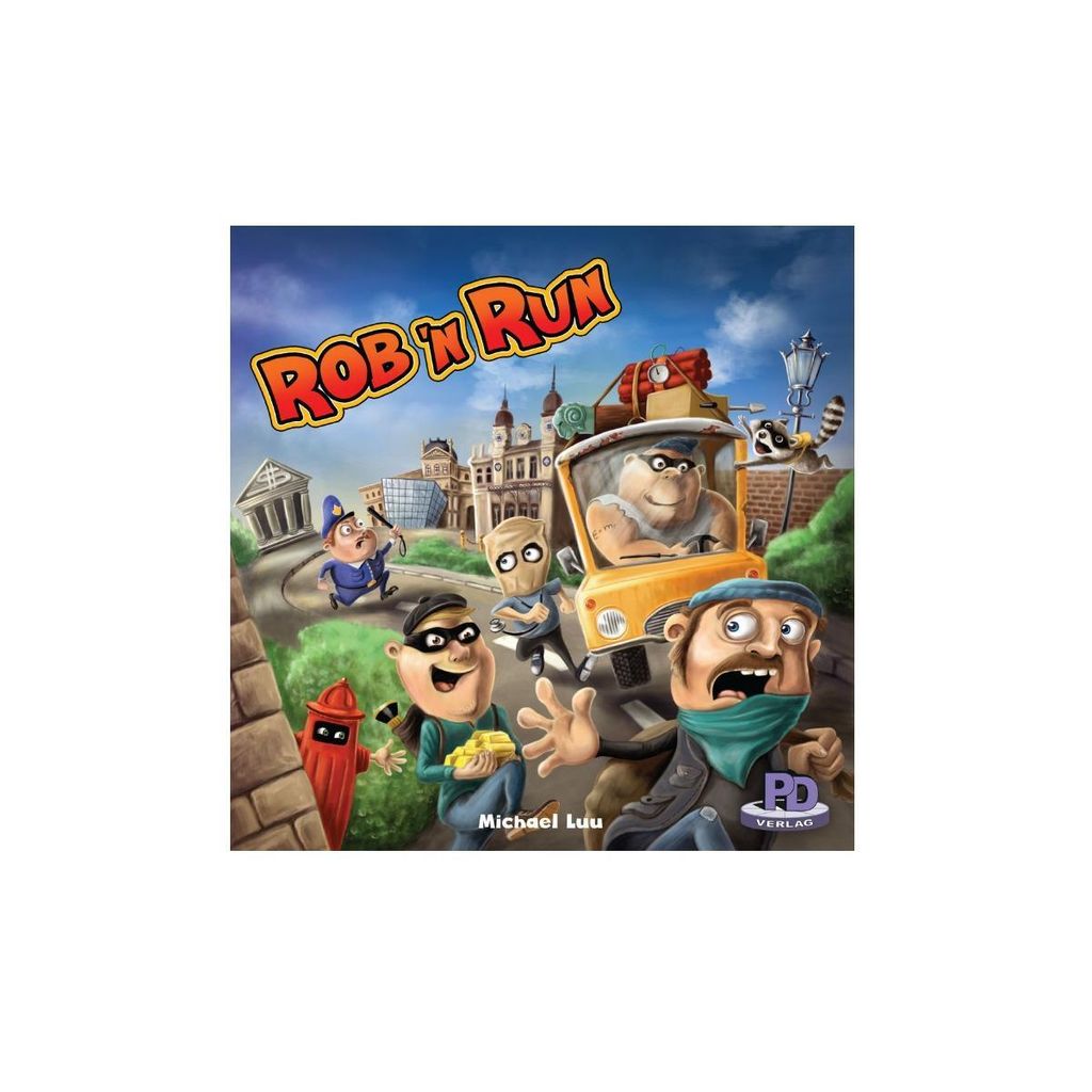 PDVD1017 - Rob n Run, Brettspiel, für 2-5 Spieler, ab 10 Jahren