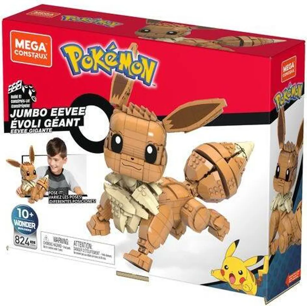 Pokémon Jumbo Evoli Figurine de Collection Idéale pour Déco et Jeu - 20