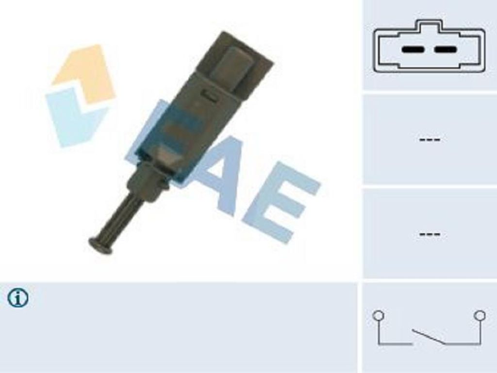 FAE Kupplungsschalter (GRA) Kuplungschalter 24772 für VW Lupo (6X1, 6E1) mechanisch