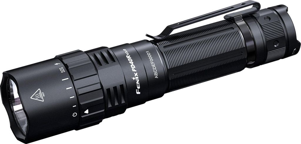 Fenix PD40R V3.0 Taschenlampe Schwarz Hand-Taschenlampe LED Produktbild 
