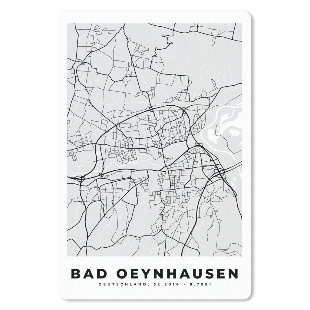 MuchoWow® Mauspad Mousepad Deutschland - Bad Oeynhausen - Produktbild 