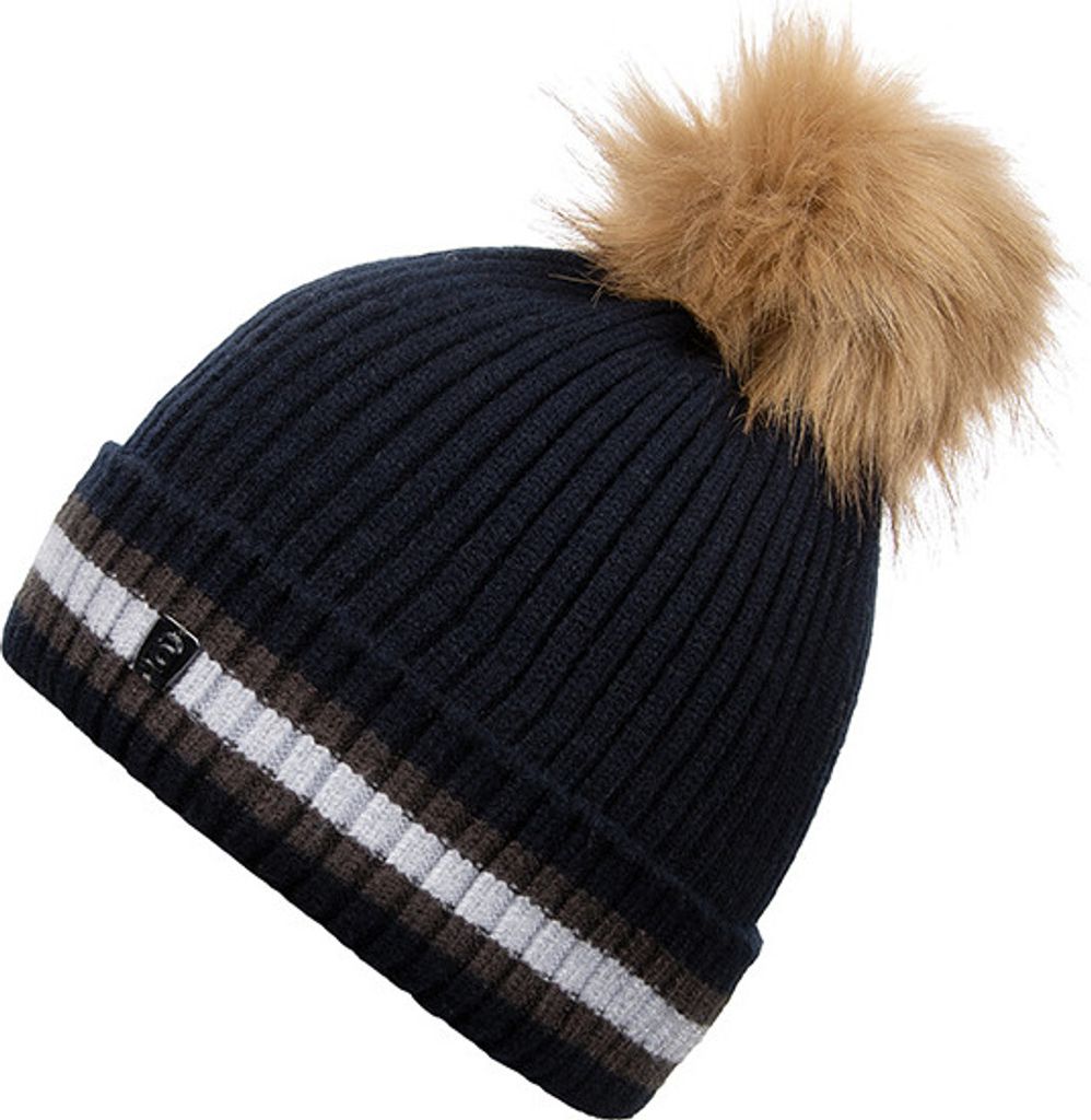 Cavallo OGGI Damen Strickmütze darkblue HW 19, Ca19_HW_Gr.:1