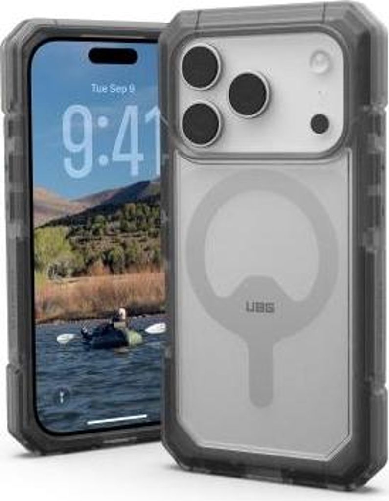 Uag Trooper Magsafe Tasche für Iphone 17 Pro - Transparent Schwarz