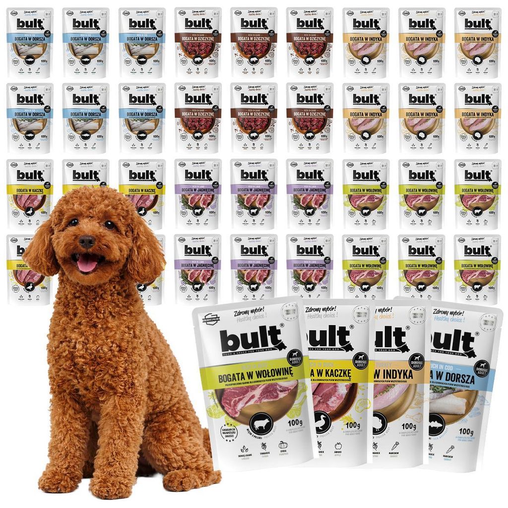 BULT | Mokré krmivo pre psov – zmes príchutí – sada mokrého Obrázok produktu 