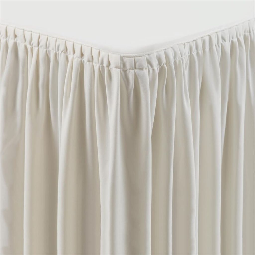 Kombi-Skirting Mit Plisseefalten Ecru Produktbild 