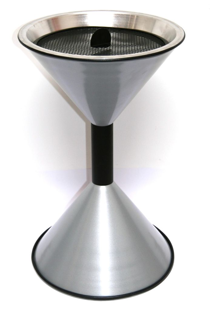 SZ Metall 29713 Standaschenbecher silbermetallic