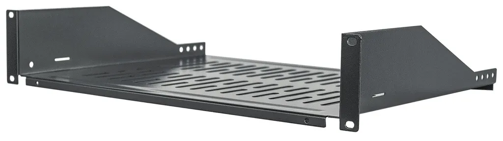 Ripiano Rack 19 Pollici 2U 350mm Intellinet | Mensola Ventilata 15kg