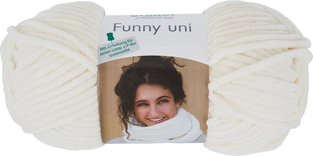 Gründl Wolle Funny uni 100 g creme Produktbild 