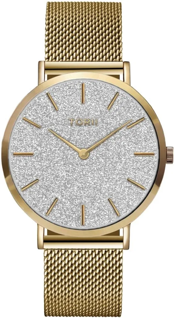 Montre femme dorée TORII G38GM.4G - Bracelet acier fin et raffiné