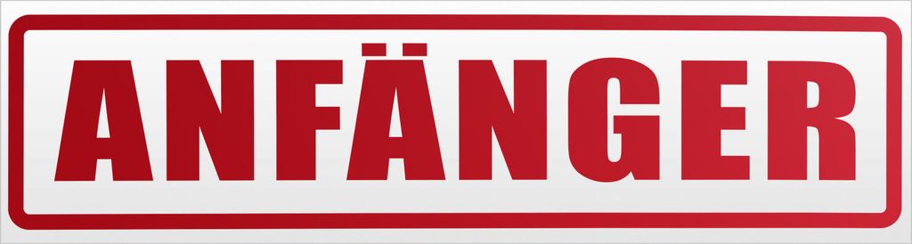 Kiwistar Anfänger Magnetschild Schild magnetisch - 45cm Rot - reflektierend - Magnetfolie für Auto PKW Kfz