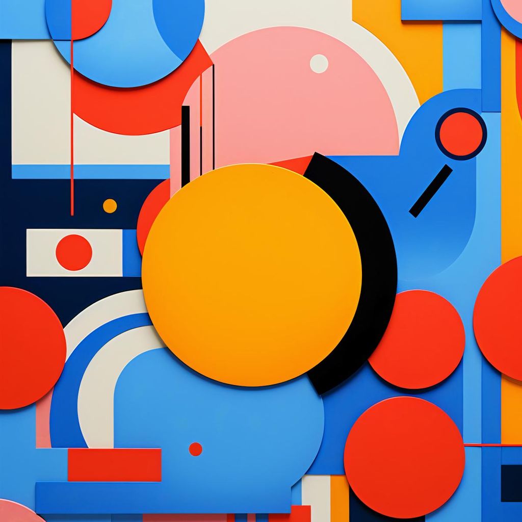 Plakat 40x40cm Kaleidoskop der Emotionen